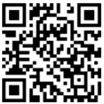 A black and white qr code on a white background.