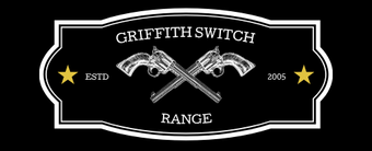 A black and white logo for griffith switch range