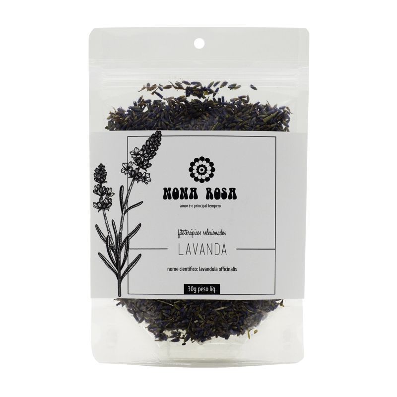 chá fitoterápico de lavanda