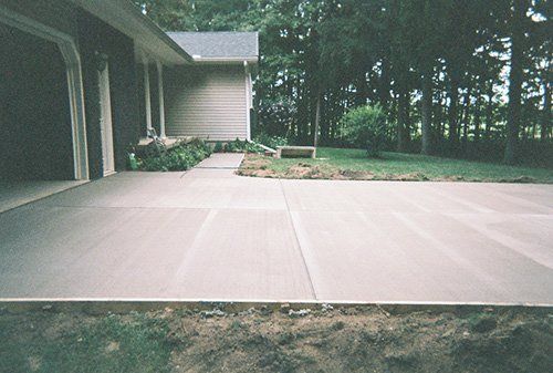 Paving Services For Residence — Residence After Concrete Pathway Service in Saginaw, MI