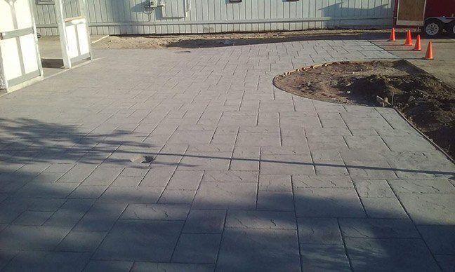 Commercial Concrete Paving Services — Concrete Brick Road in Saginaw, MI