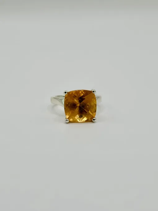 Citrine Solitaire Ring