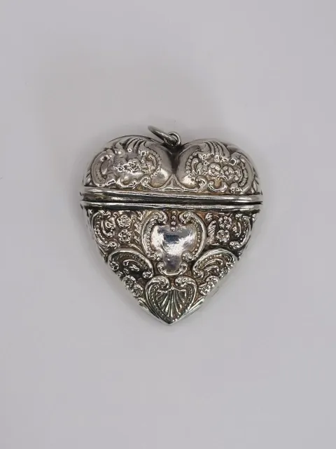 Heart Locket Box Pendant