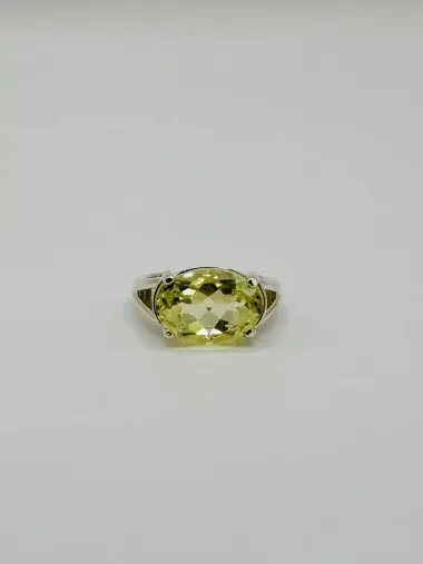 Lemon Quartz Ring
