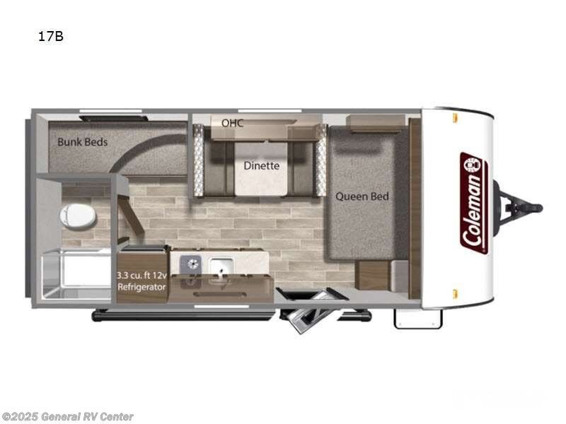Coleman 17B Floorplan