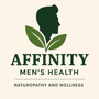 A logo for affinity men 's health naturopathy and wellness