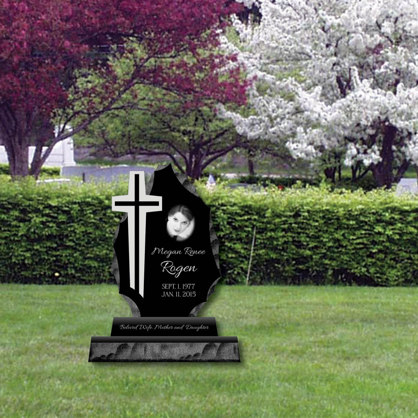 Cross headstone