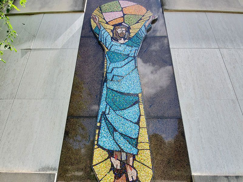 Jesus Christ Mosaic Art