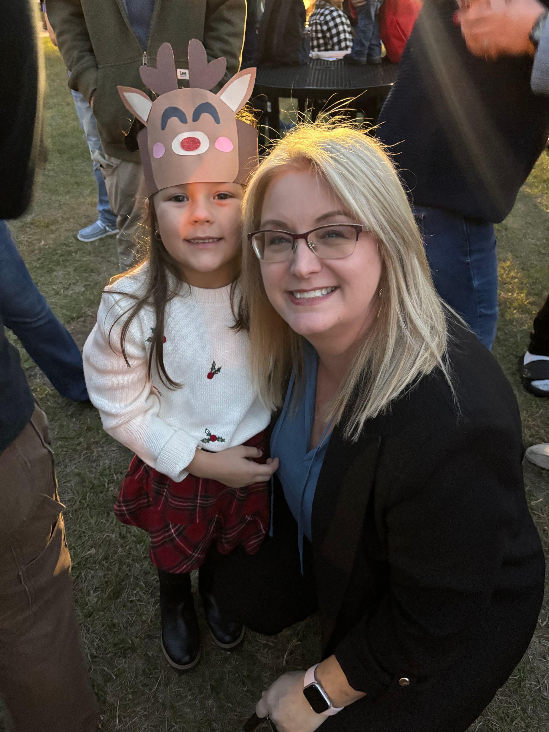 Judge Jennifer Johnson and granddaughter