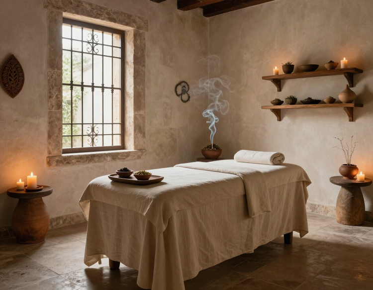 Sala de masaje premium en Spa María Sabina