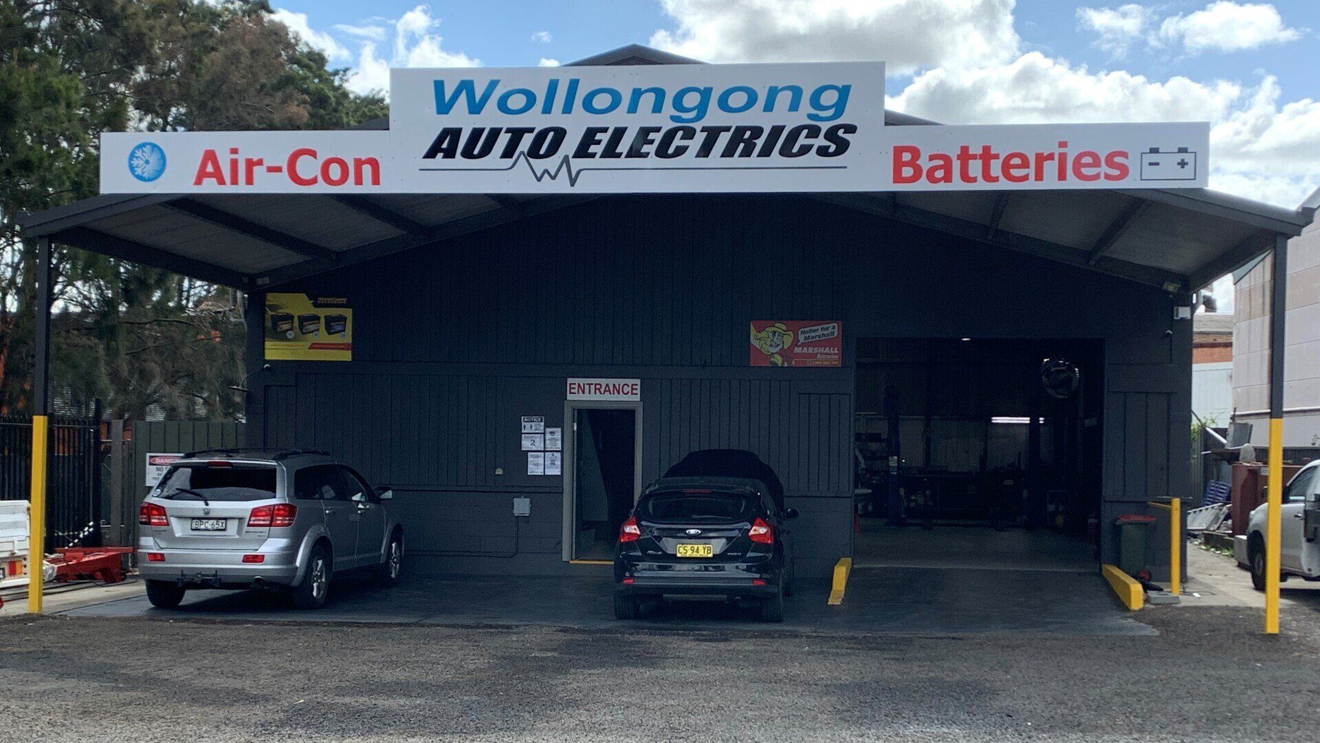Wollongong Auto Electrics workshop and battery store