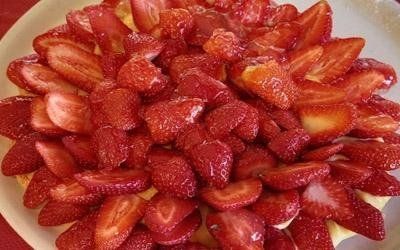 crostata di fragole