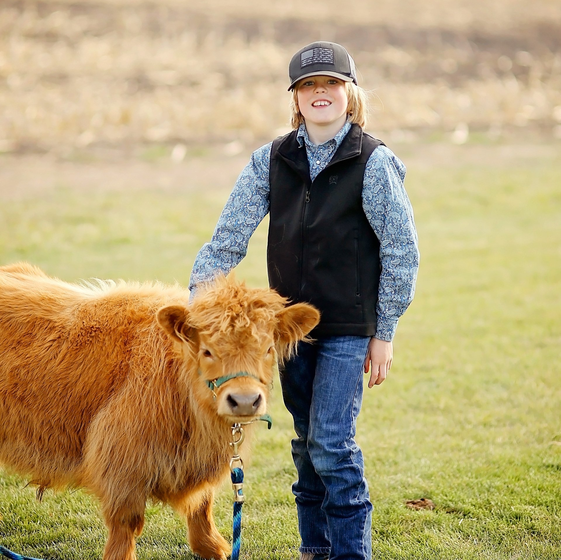 Boy with Highland