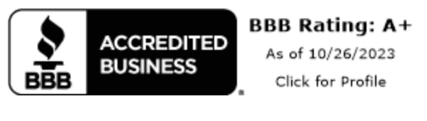 BBB Accredited Business with A+ rating as of 10/26/2023. Click for Profile.