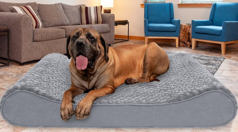 9. Furhaven Cooling Gel Dog Bed