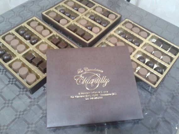 scatole di cioccolatini assortiti
