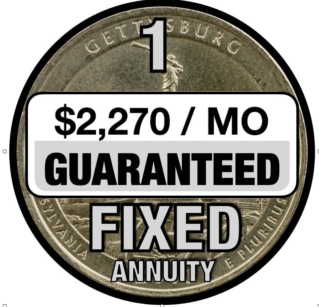 Coin graphic with