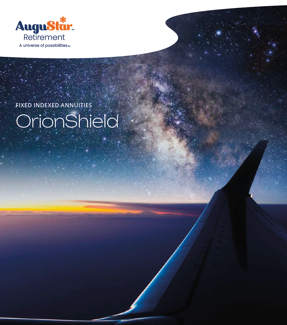 Cover of Clear Spring ViStar fixed indexed annuity: happy couple outdoors, sunlit park.