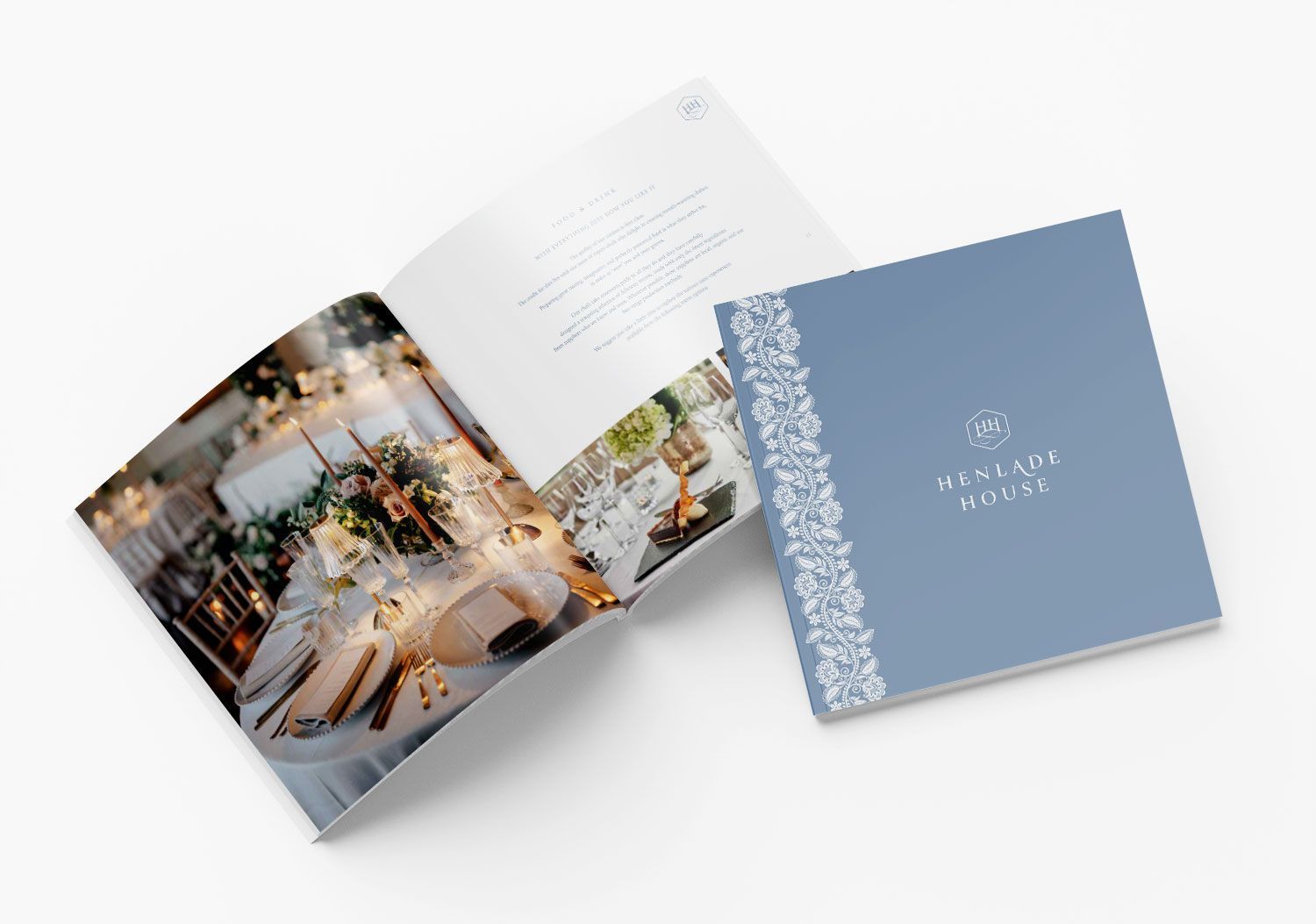 a brochure with a picture of a woman on it .