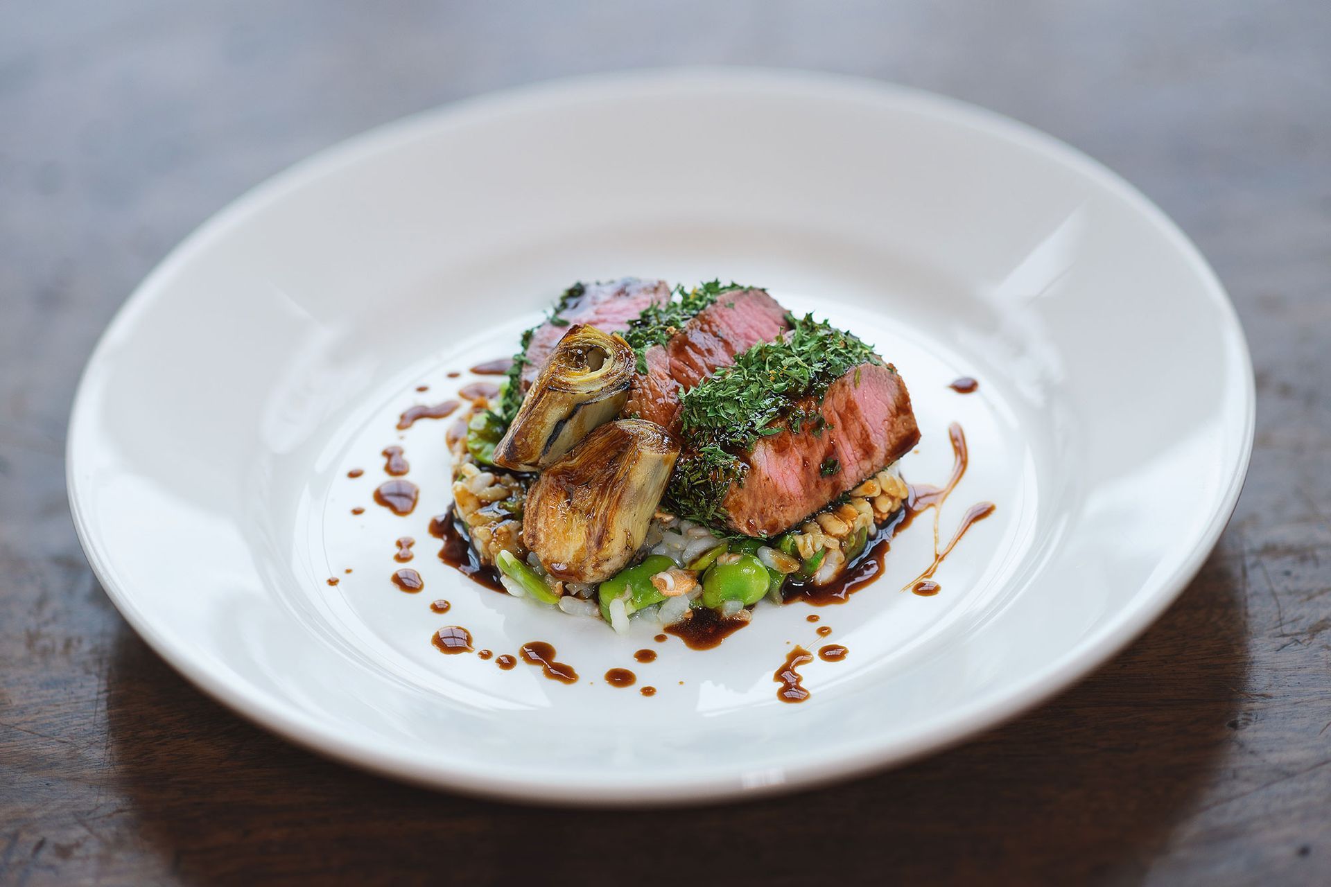 Wedding venue main dish 