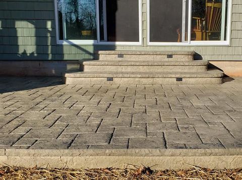 Outdoor Concrete Installation — Marietta, OH — Smith’s Stylecrete