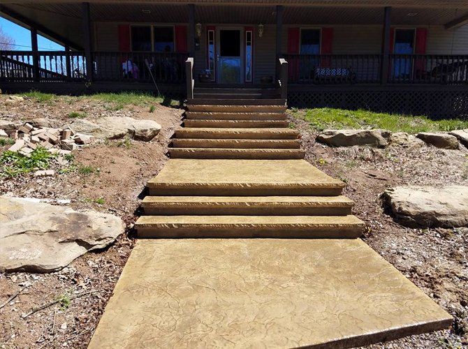 Custom Work Concrete — Marietta, OH — Smith’s Stylecrete