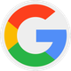 The google logo is a circle with a letter g in the middle.