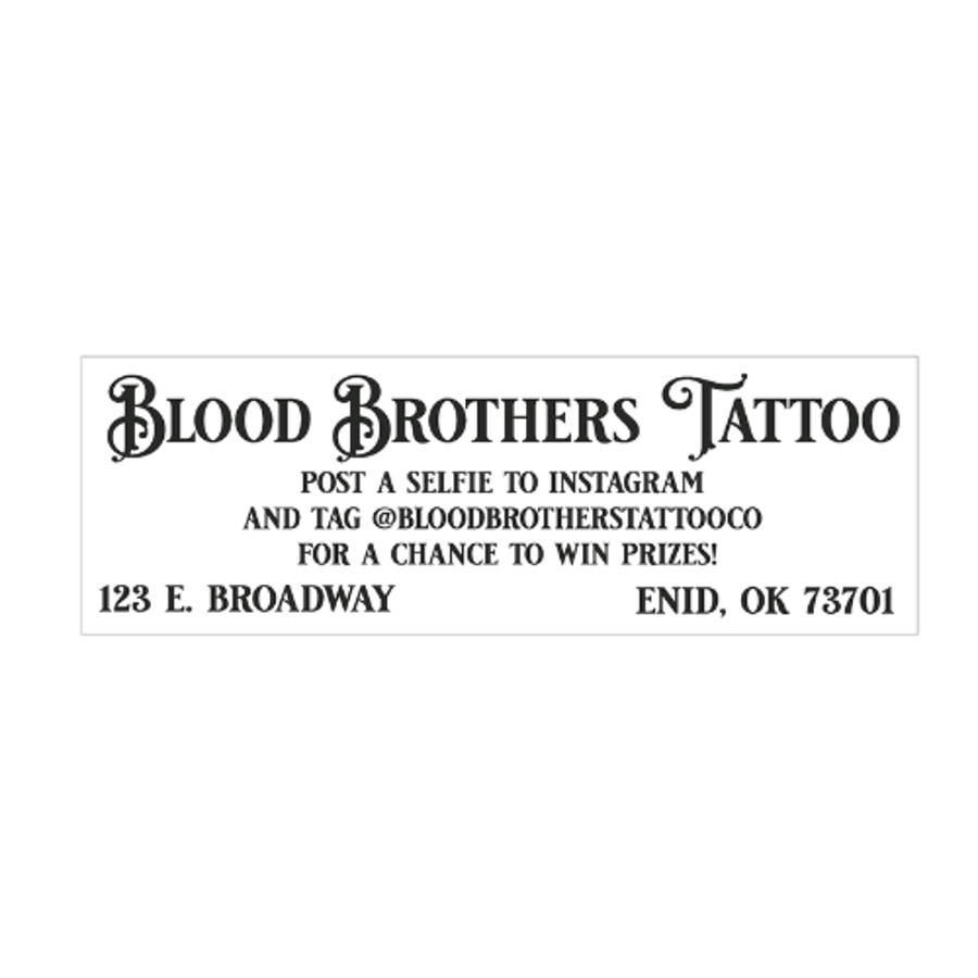 BLOOD BROTHERS TATTOO