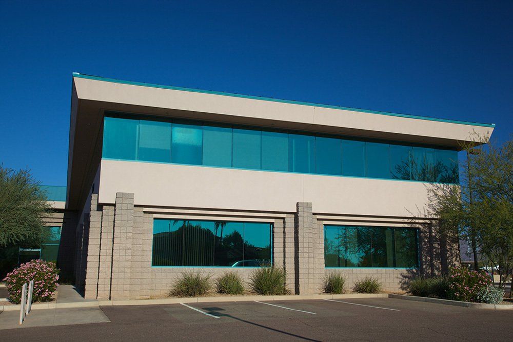 Building With Tinted Window — Penrith, NSW — Sol-Stop Tinting