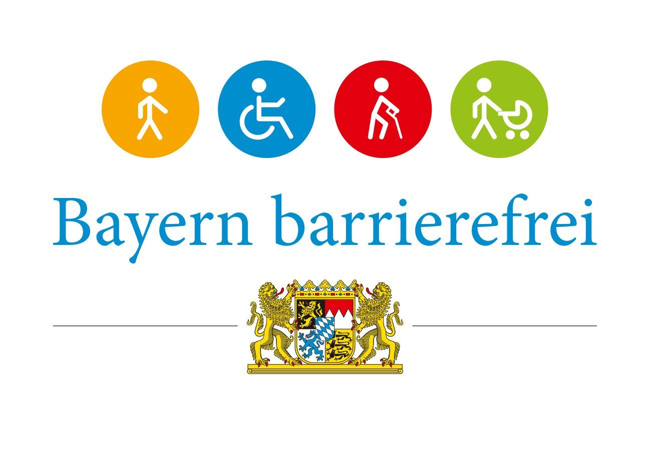 Logo Bayern barrierefrei Logo Bayern barrierefrei