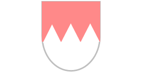Links in die Region Symbol Franken-Wappen