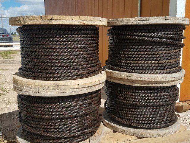 4 Wire rope spools