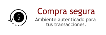 A logo that says compra segura ambiente autenticado para tus transacciones