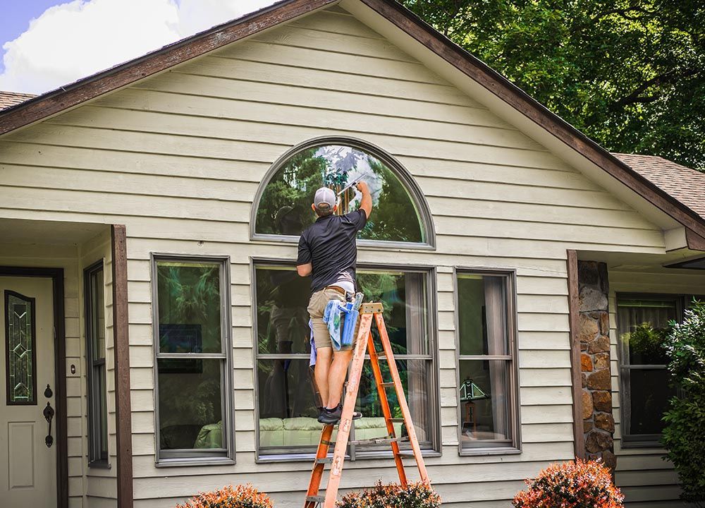 Residential window cleaning
