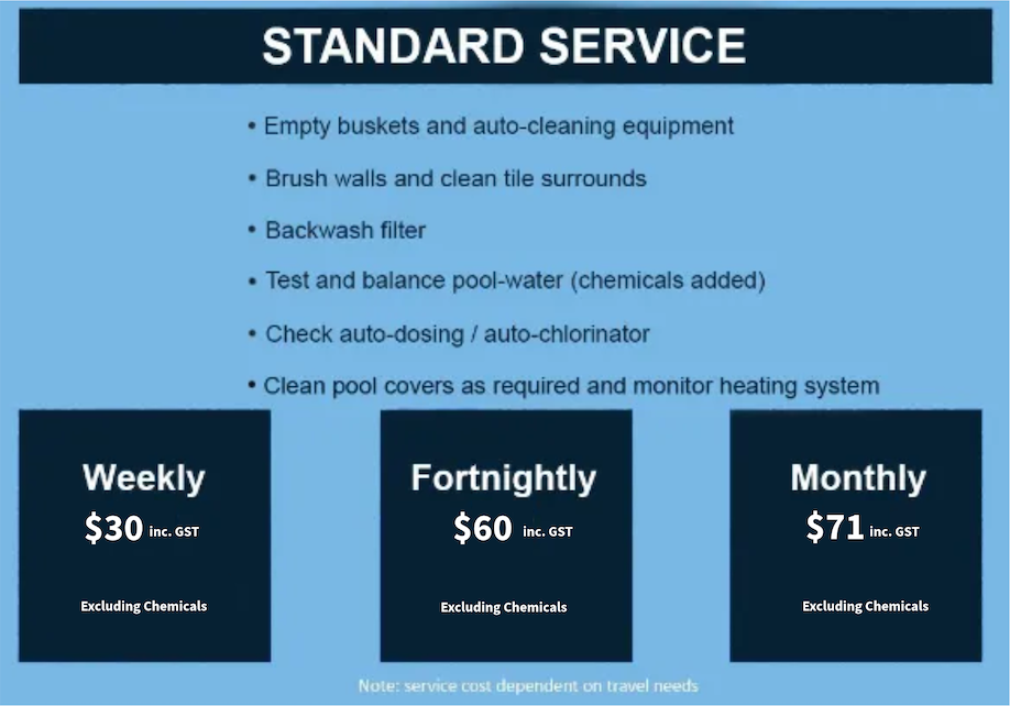 Standard Service — Doug Allen Pools In Beaconsfield, QLD Standard Service — Doug Allen Pools In Beaconsfield, QLD