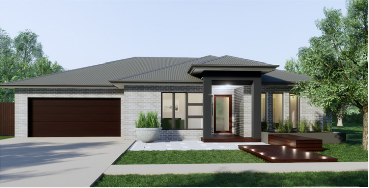 Modern Home with a Garage and Landscaped Yard &mdash; Bundy Homes in Bundaberg North, QLD