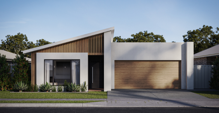 Modern White Home with a Garage &mdash; Bundy Homes in Bundaberg North, QLD