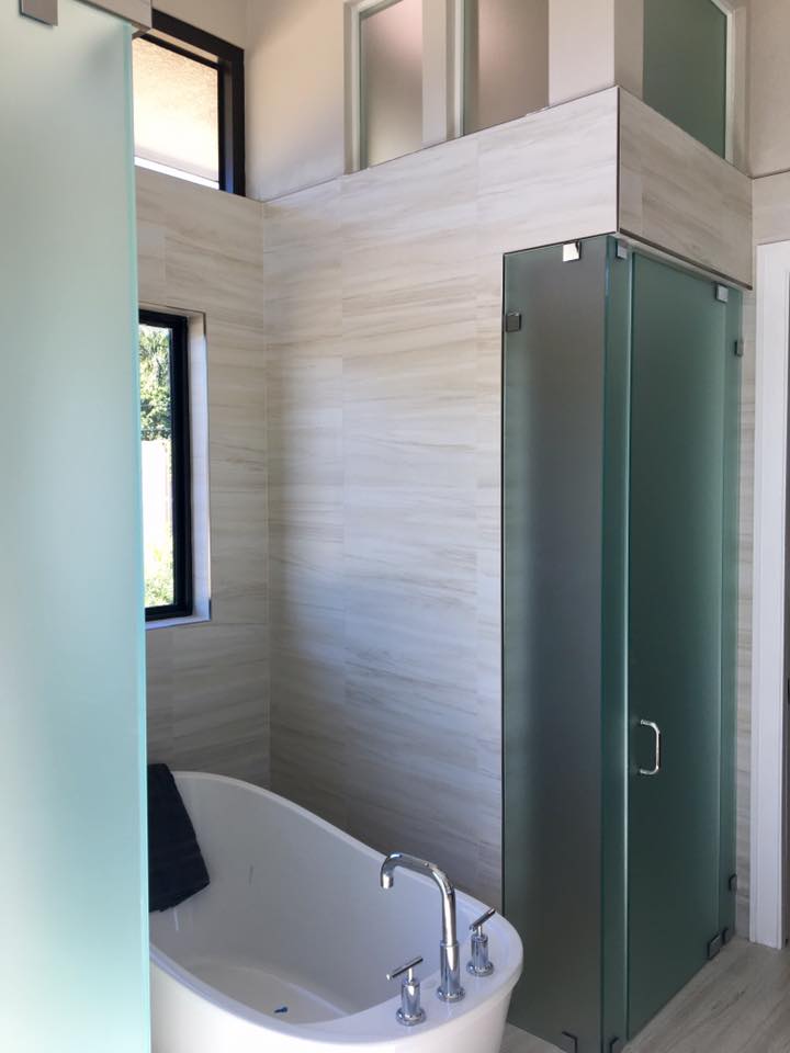 luxury home remodel bathroom bathtub and shower