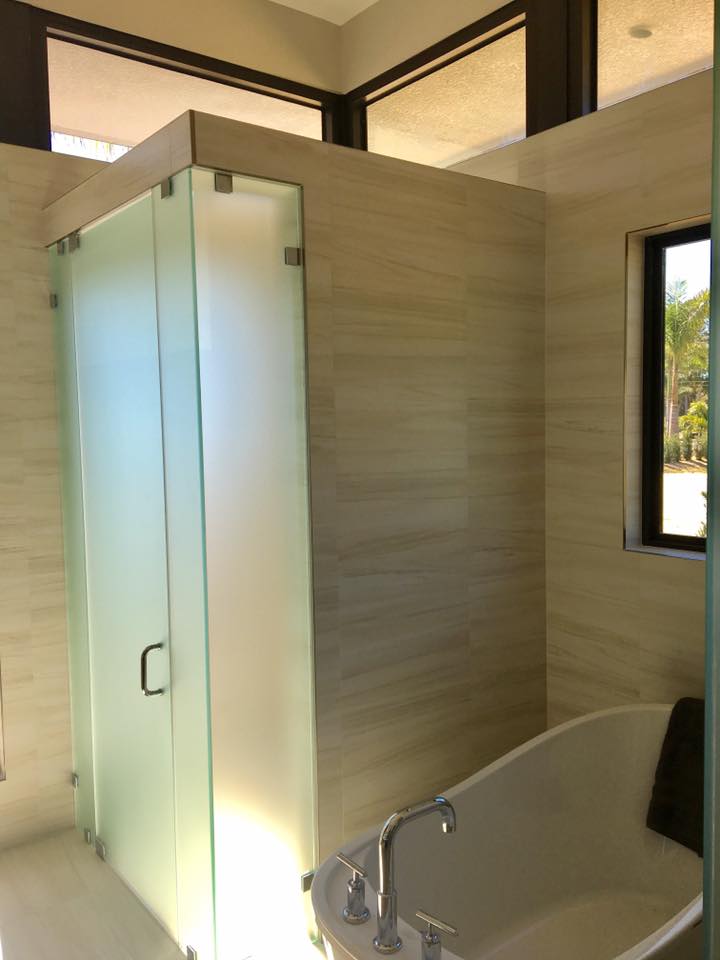 bathroom remodel shower alternate view