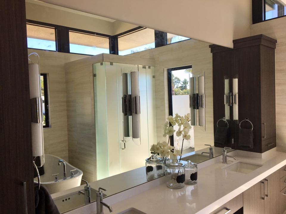 luxury home remodel bathroom renovation mirror