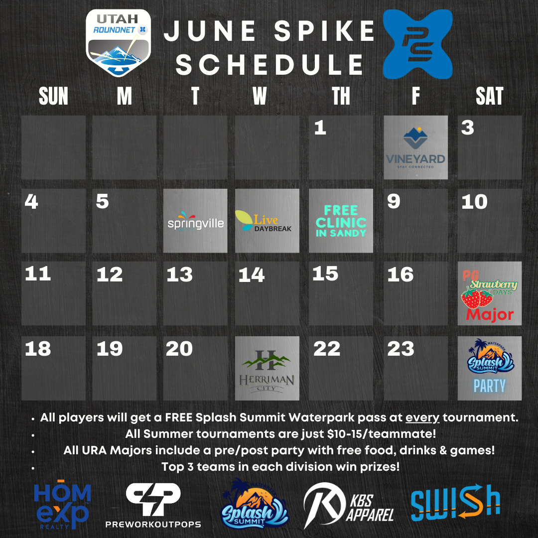 June Spike Schedule