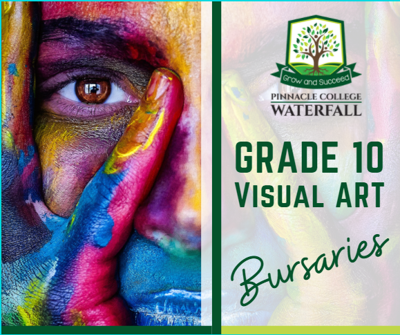 A poster for grade 10 visual art bursaries