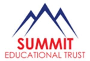 A logo for the summit educational trust