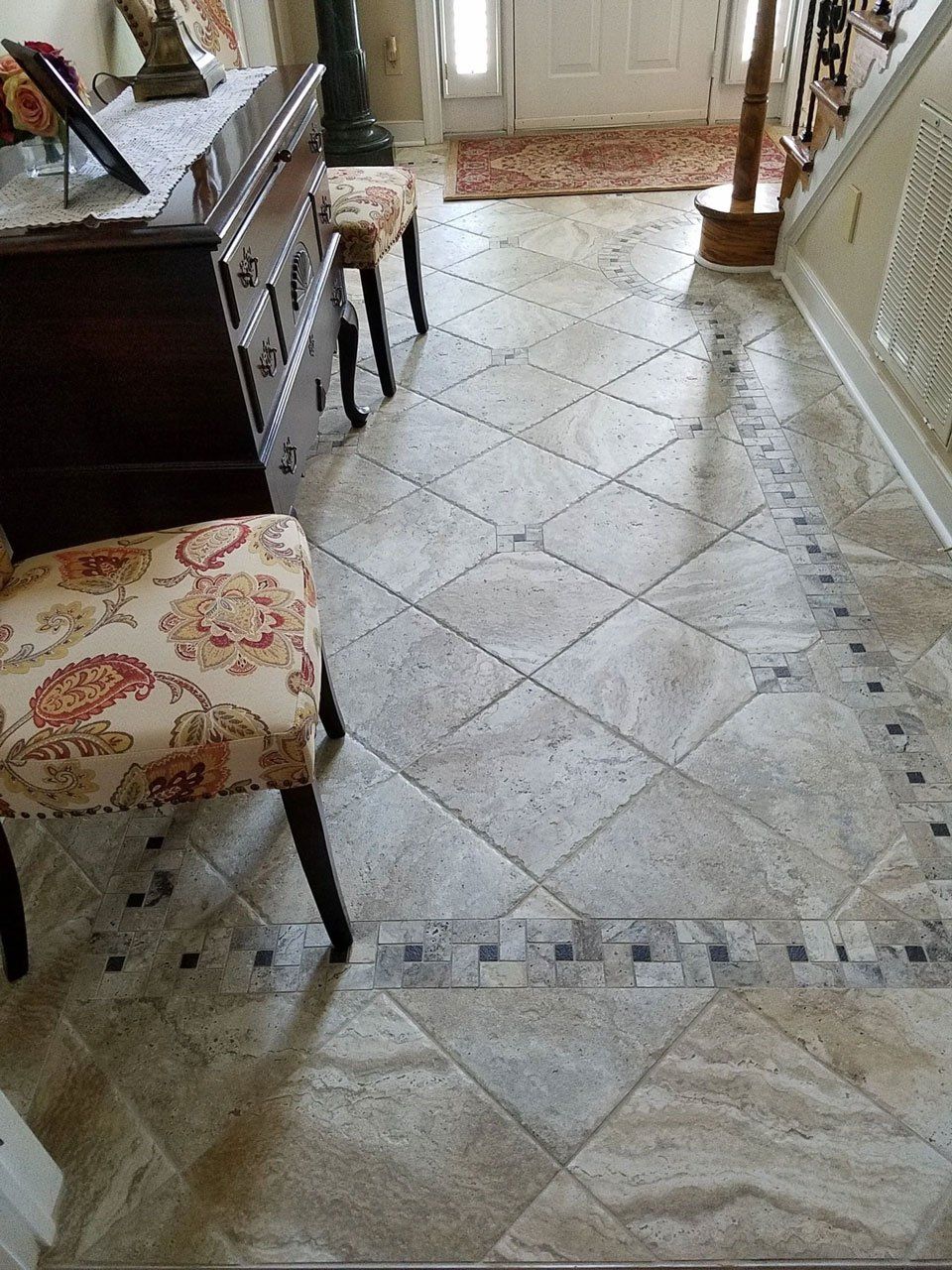 Flooring Design on the House Entrance — Richmond, VA — Old Dominion Floor Company