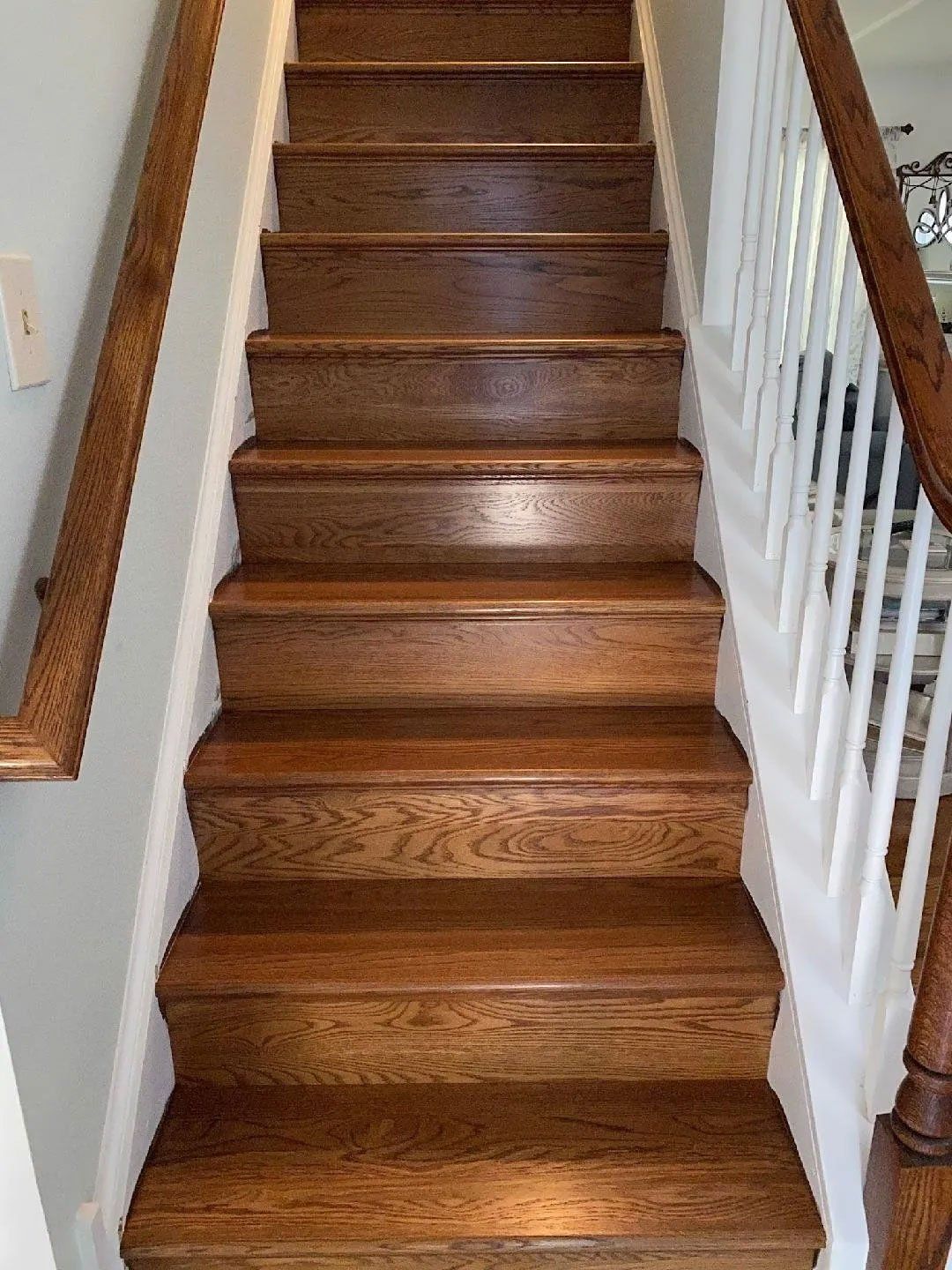 Detailed View of a Stairs — Richmond, VA — Old Dominion Floor Company
