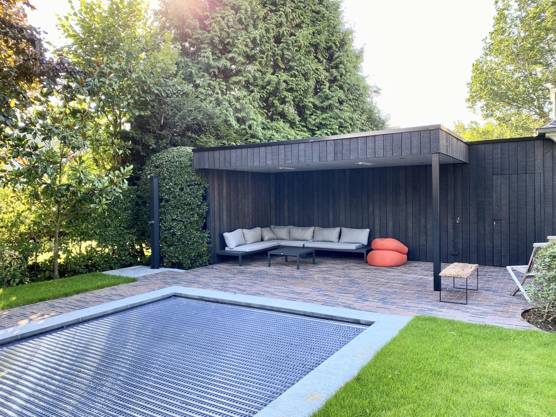 Referentie | Reference: Poolhouse, Aartselaar, Belgium | Poolhouse | Aartselaar | Belgium | Medium | Nothing | Rubio Monocoat Sealer