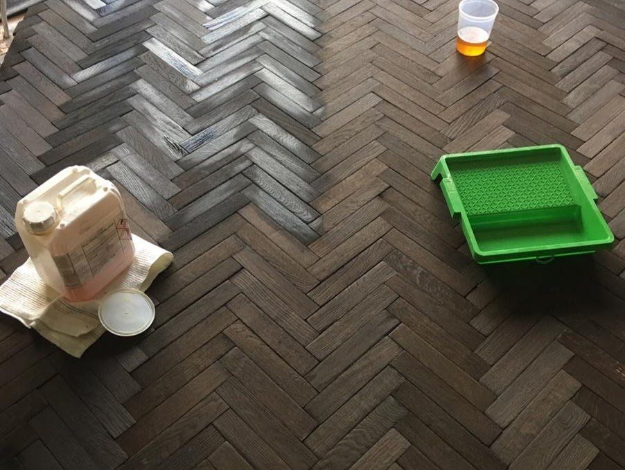 Referenz: Boden in Privatwohnung, Sint Niklaas, Belgien | Boden in Privatwohnung | Sint Niklaas | Belgien | Light | Schuren | Parketolie
