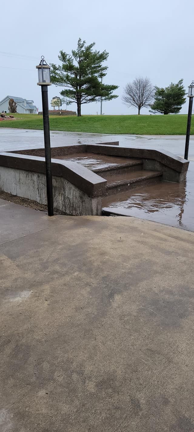 commercial concrete project