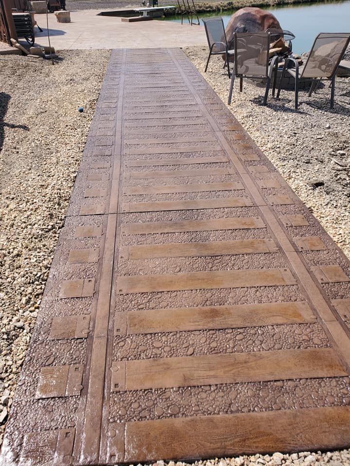 stamped concrete