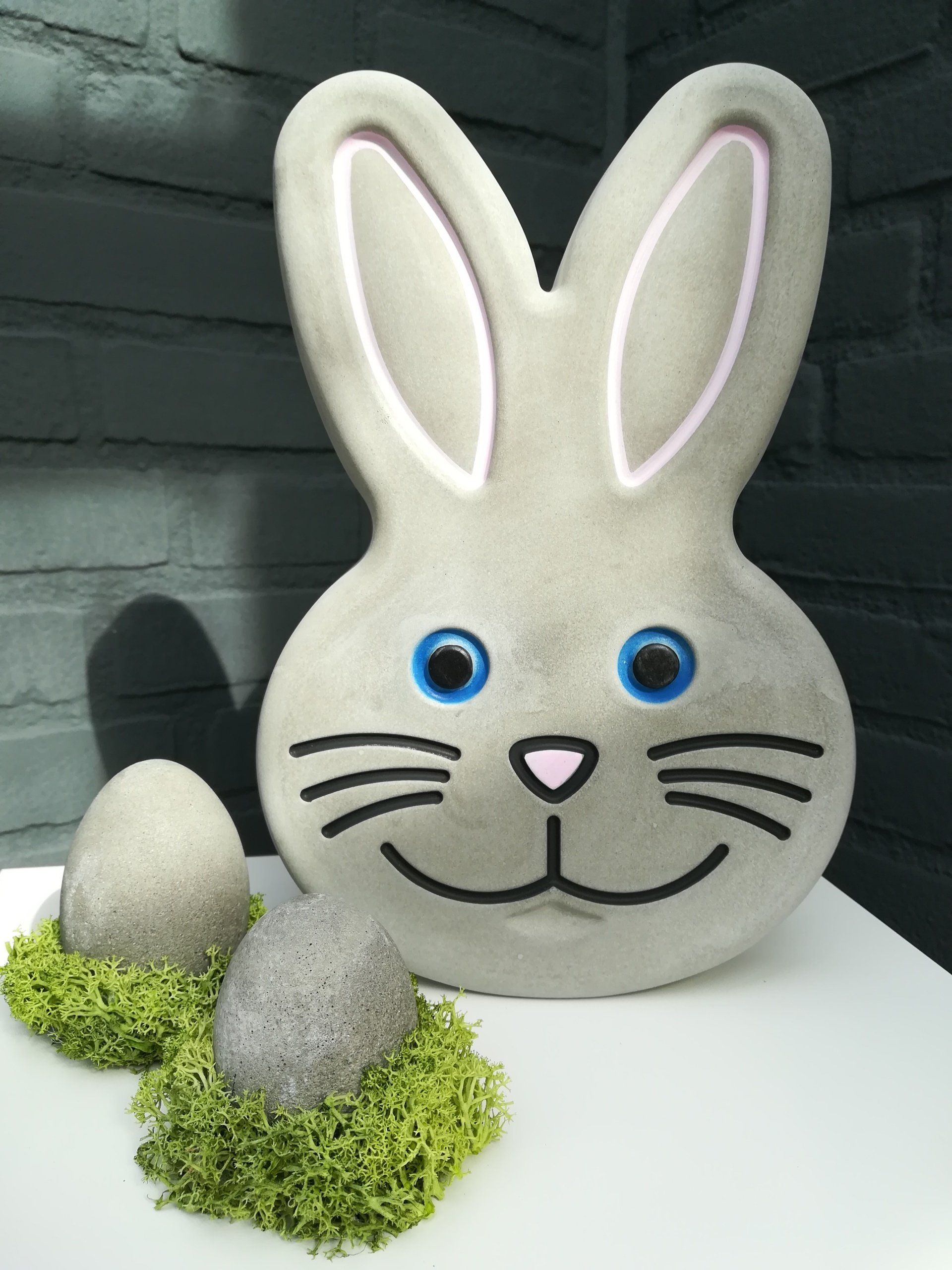 Paashaas van beton, paashaas van cement, uniek paashaas, uniek paashaas handgemaakt, uniek paashaas van beton, uniek paashaas van cement, handgemaakt paashaas, handgemaakt paashaas, paas deco van beton, paas decoratie van cement, uniek paas deco, uniek paas decoratie